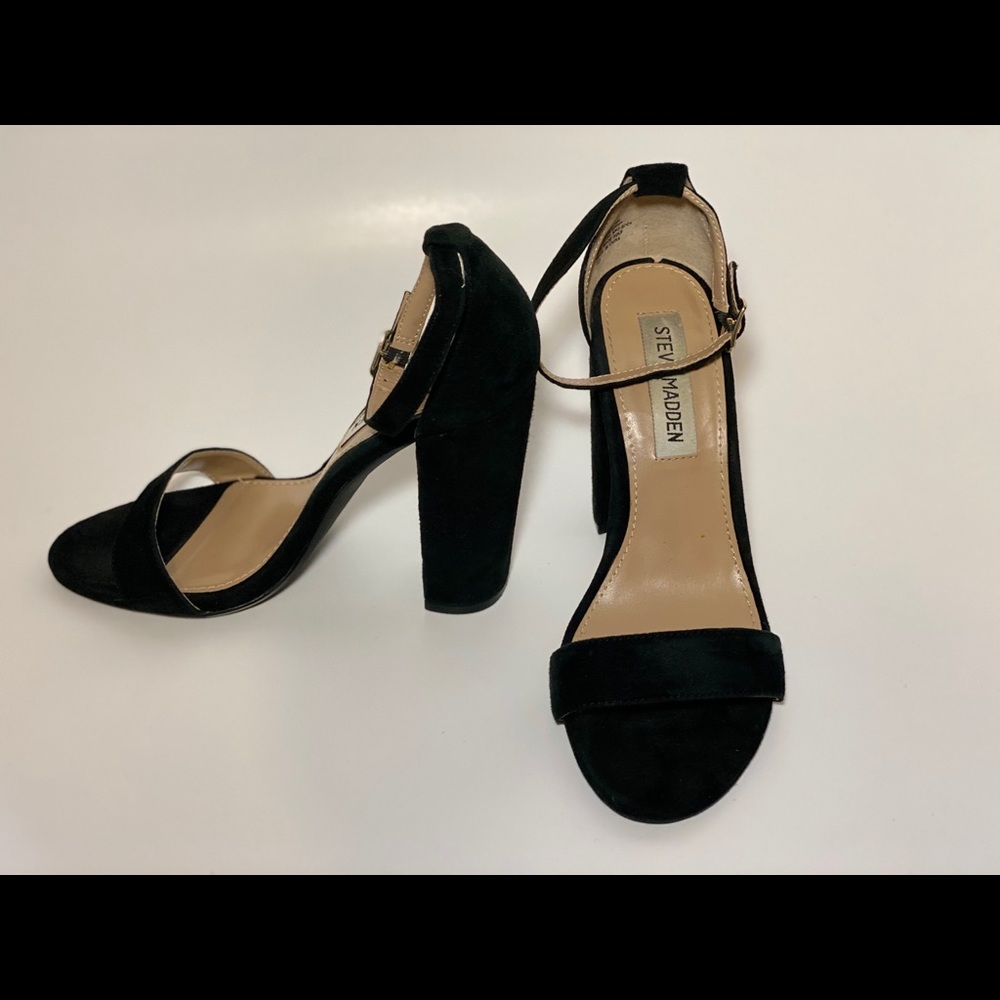 Steve Madden Carrson Suede Heeled Sandal